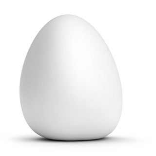 blank white egg