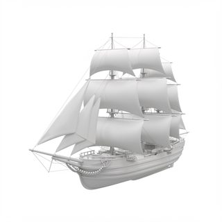 3d sailing ship