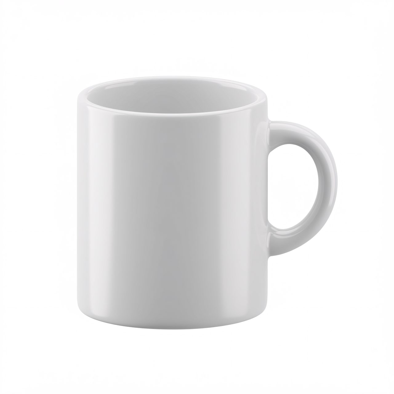 white coffee mug