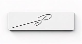 embossed white logo