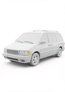 white-minivan-model