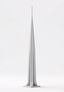 white modern skyscraper