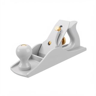 white woodworking plane