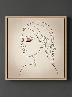 minimalist woman line art