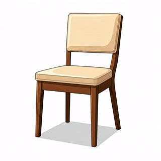 minimalist wooden chair