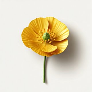 yellow buttercup flower