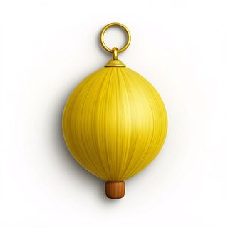 yellow-hanging-ornament