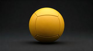 yellow-water-polo-ball