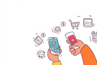 Mobile Payment Illustration