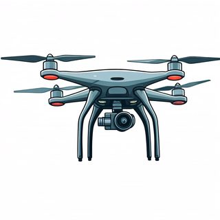 aerial quadcopter drone