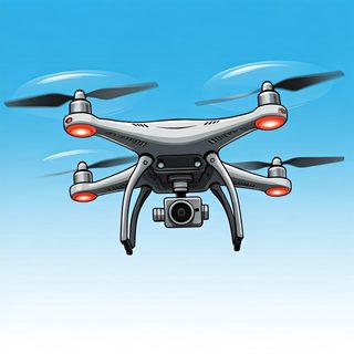 aerial quadcopter drone