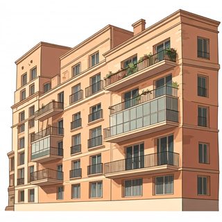 apartment building facade