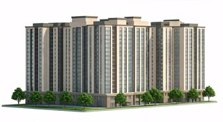 Apartment building exterior