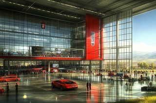 Modern Automotive Showroom Interior