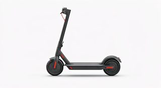 electric scooter isolated