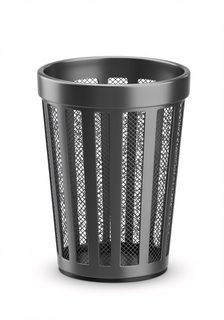 black-mesh-wastebasket