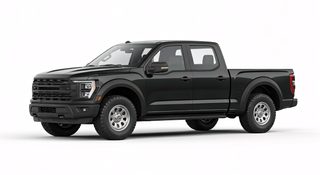black pickup truck