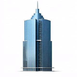 Blue Glass Skyscraper
