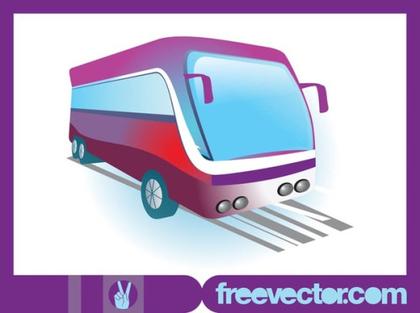 Modern Bus Free Vector