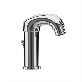 chrome bathroom faucet