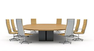 circular conference table
