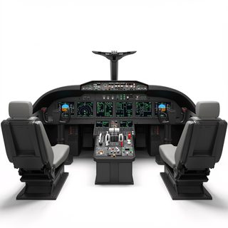 airplane cockpit interior