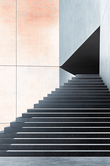 Modern Concrete Staircase