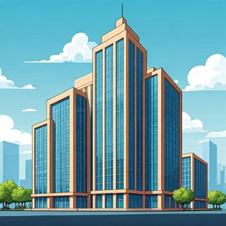 modern office building