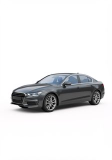 dark gray sedan