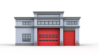 modern fire station