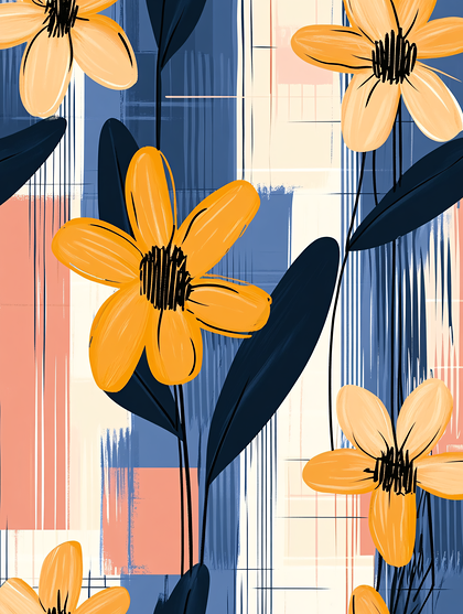 Modern Floral Pattern