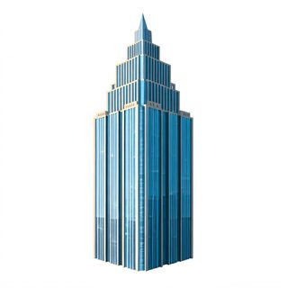 modern glass skyscraper