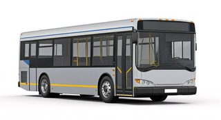 gray city bus