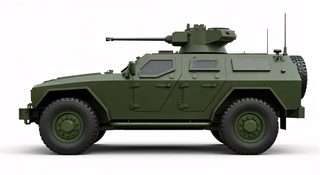 armored military vehicle