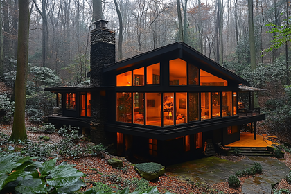 Modern House in Forest