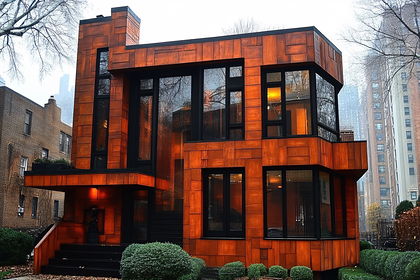 Modern House With Wooden Facade