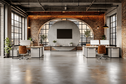 Modern Industrial Office Space Design