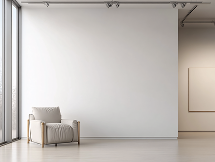Modern Interior with Armchair