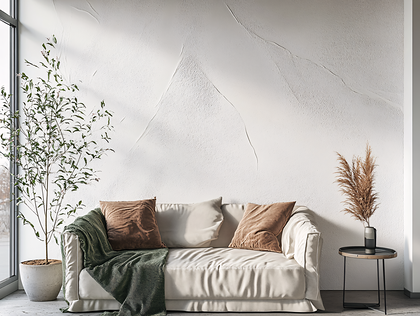 Modern Interior with Plant and Sofa