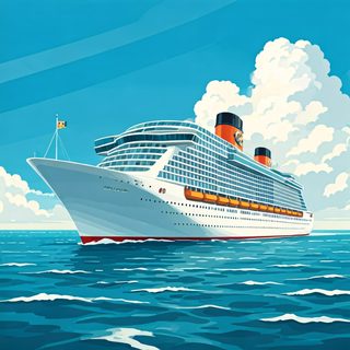 modern cruise ship
