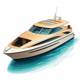 modern motor yacht