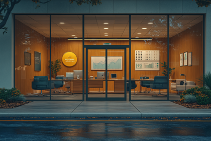 Modern Office At Night