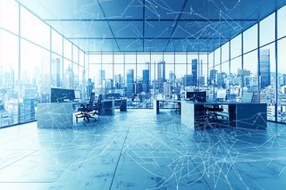 Modern Office Cityscape Design