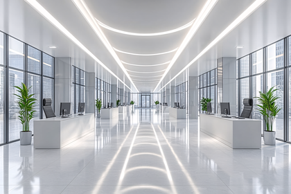 Modern Office Corridor Design