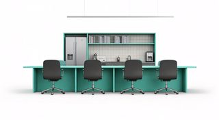office kitchenette island