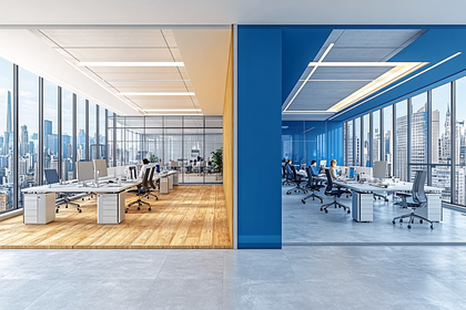 Modern Office Space With City View