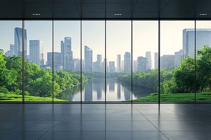 Modern Office With City View