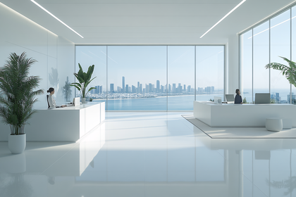 Modern Office With City View