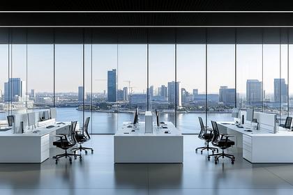 Modern Office With City View