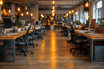 Modern Office Workspace Interior
